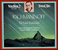 Cover for S. Rachmaninov · 3 Symphonies (CD) (1990)