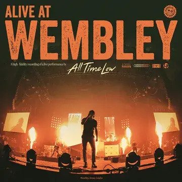Cover for All Time Low · Live At Wembley (Orange Vinyl) (LP) [Black Friday 2023 edition] (2023)