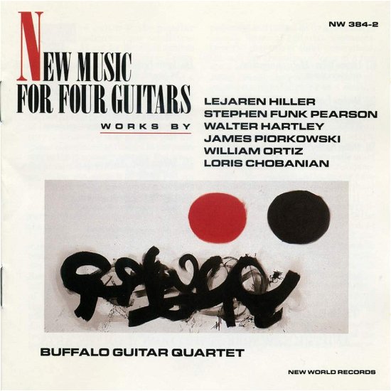 Cover for Buffalo Guitar Quartet · New Music for Four Guitars (CD) (1999)