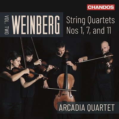 Cover for Arcadia Quartet · Weinberg String Quartets Nos. 1, 7 &amp; (CD) (2022)