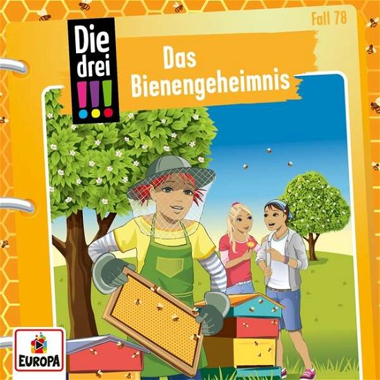 Cover for Die Drei !!! · Folge 78: Das Bienengeheimnis (CD) (2022)