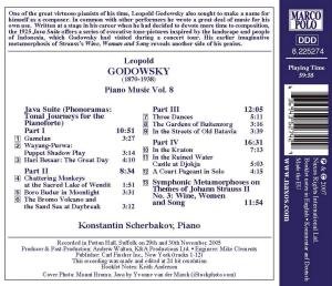 Cover for L. Godowsky · Java Suite (Piano Music Vol.8) (CD) (2007)