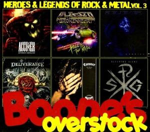 Cover for Various Artists · Heroes &amp; Legends Of Rock &amp; Metal, Vol. 3 (CD) (2022)