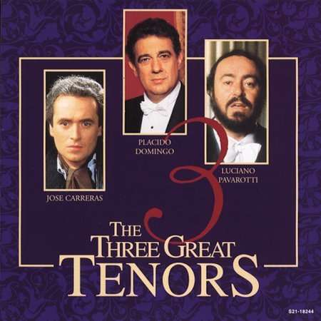 Cover for Carreras · Domingo - Pavarotti - Three Great Tenors (CD) (1995)