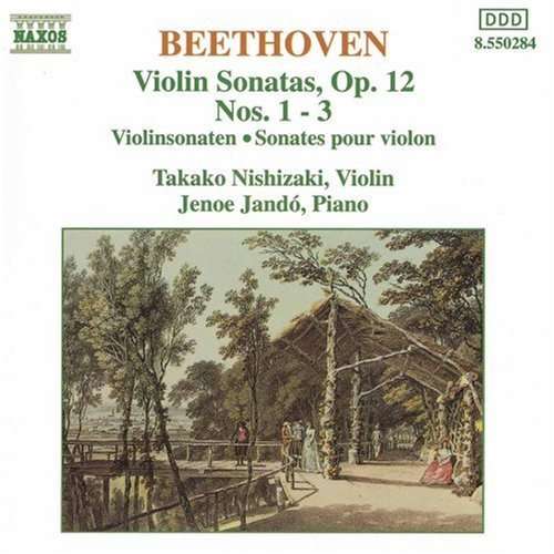 Cover for Beethoven / Nishizaki / Jando · Violin Sonatas Opus 12 1-3 (CD) (1994)