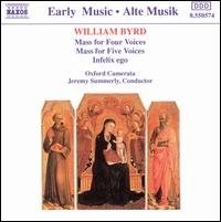 Masses for Four & Five Voices - Byrd / Camerata / Summerly - Musiikki - CLASSICAL - 0730099557429 - perjantai 10. heinäkuuta 1992