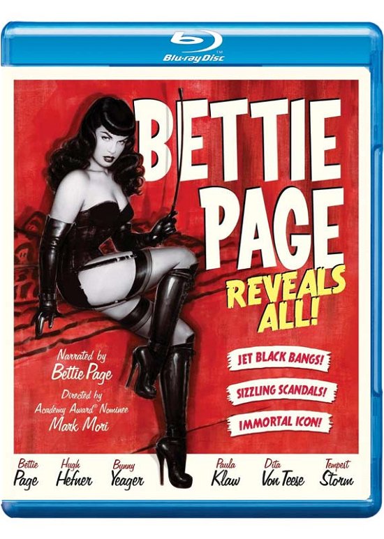 Cover for Bettie Page Reveals All (Blu-ray) (2014)
