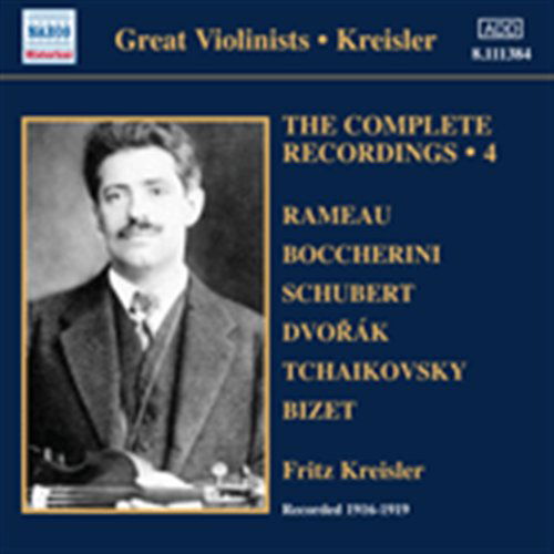 V 4: Complete Solo Recordings - Fritz Kreisler - Musikk - Naxos Historical - 0747313338429 - 27. mars 2012