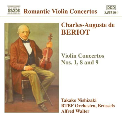 Cover for Beriot / Nishizaki Walter / Rtbf Orch Brussels · Violin Concertos 1 8 &amp; 9 (CD) (2003)