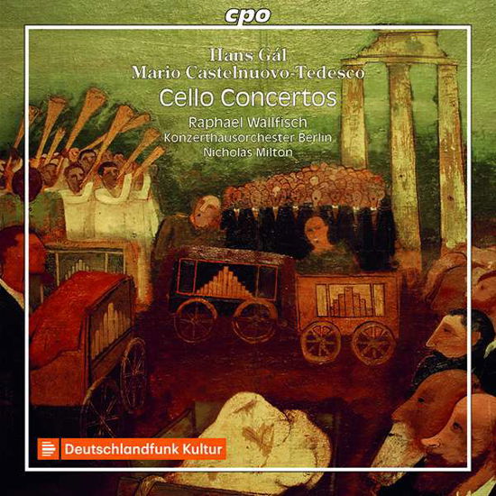 Cello Concertos: Voices in the Wilderness - Gal / Castelnuovo-Tedesco - Musiikki - CPO - 0761203507429 - keskiviikko 20. syyskuuta 2017