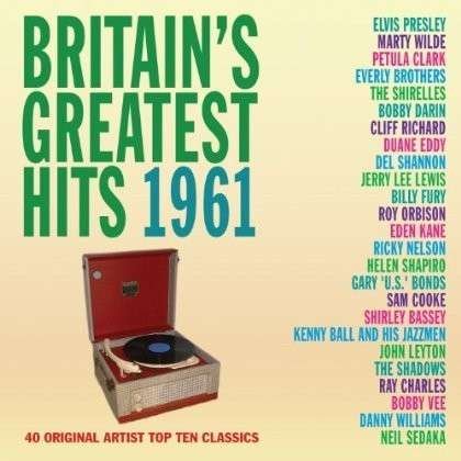 Cover for Britains Greatest Hits 1961 (CD) (2013)