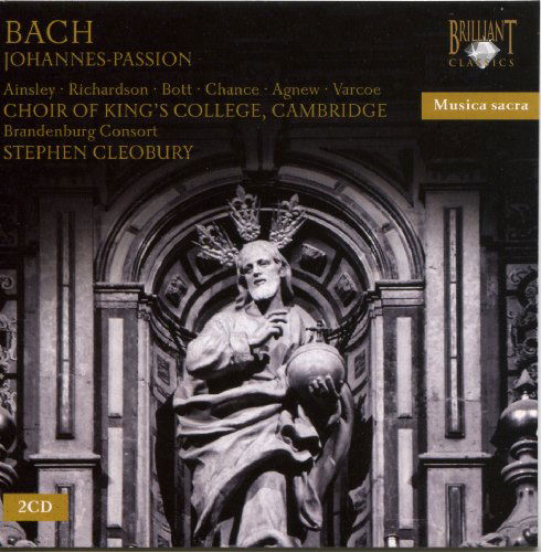 Cover for Bach,j.c. / Choir of King's College Cambridge · St John's Passion (CD) (2009)