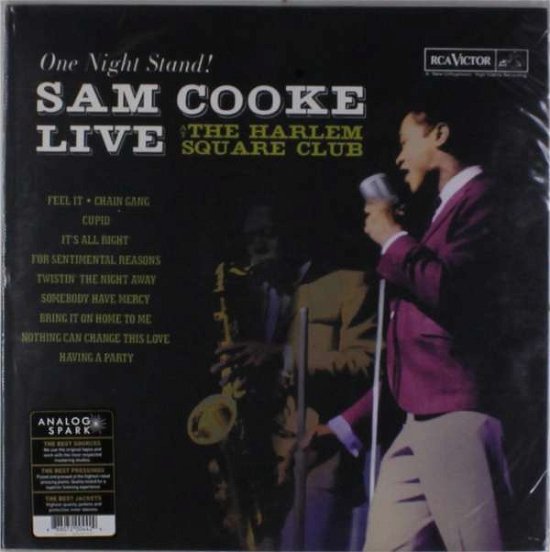 Cover for Sam Cooke · One Night Stand Live at Harlem Square (LP) [Limited edition] (2016)