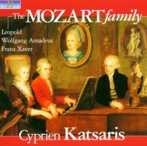 Mozart Family: Leopold, Wolfgang Amadeus & Frans Xaver - Cyprien Katsaris - Musiikki - PIANO 21 - 3448969260429 - tiistai 12. lokakuuta 2004
