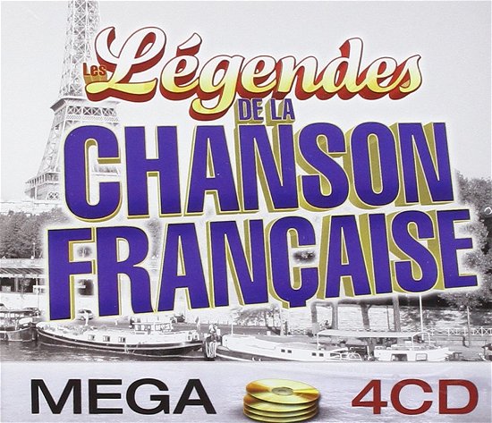 Cover for Mega Legendes De La Chanson Francaise (CD) (2016)