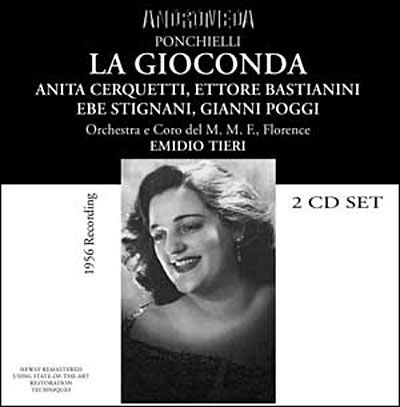 Cover for A. Ponchielli · La Gioconda (Firenze 1956) (CD) (2006)