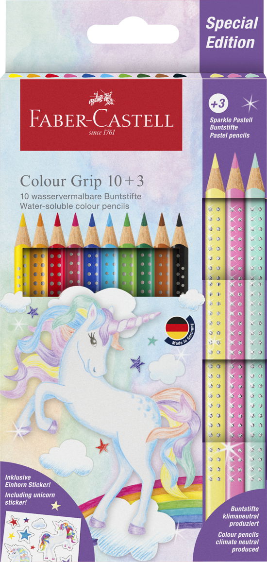 FABER-CASTELL Colour Grip Buntstifte farbsortiert, - Faber-castell - Gadżety - Faber-Castell - 4005402015429 - 