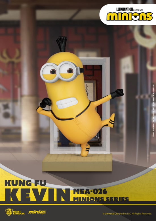 Minions Kung Fu Kevin Mini Egg Attack Figure - Minions - Produtos - BEAST KINGDOM - 4711061155429 - 