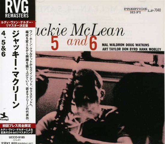 4 5 & 6 - Jackie Mclean - Musiikki - UNIVERSAL - 4988005506429 - tiistai 25. maaliskuuta 2008