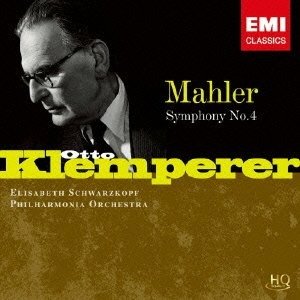 Mahler:Symphony No.4 - Otto Klemperer - Musik - TOSHIBA - 4988006877429 - 20. januar 2010