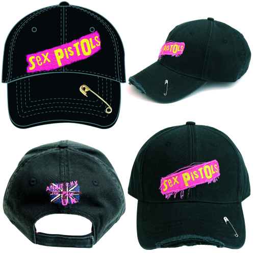 The Sex Pistols Unisex Baseball Cap: Classic Logo - Sex Pistols - The - Produtos - Live Nation - 182476 - 5055295314429 - 11 de janeiro de 2011