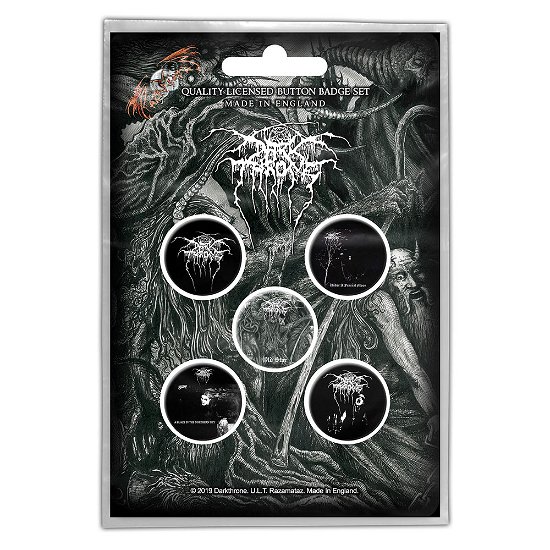 Darkthrone Button Badge Pack: Old Star (Retail Pack) - Darkthrone - Merchandise - ROCKOFF - 5055339795429 - October 28, 2019