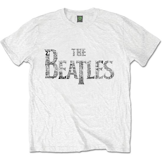 The Beatles Unisex T-Shirt: Drop T Tickets - The Beatles - Produtos - Apple Corps - Apparel - 5055979900429 - 