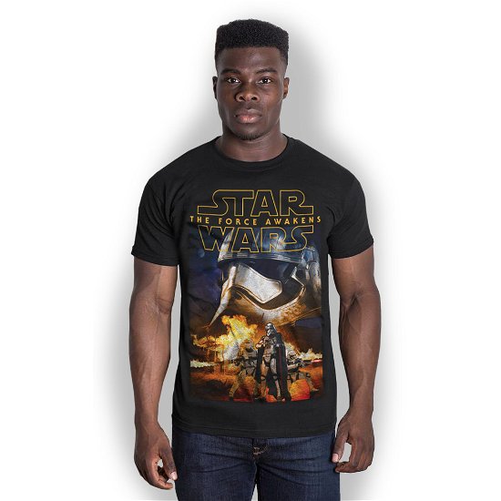 Star Wars Unisex T-Shirt: Episode VII Phasma & Troopers - Star Wars - Produtos - Bravado - 5055979913429 - 