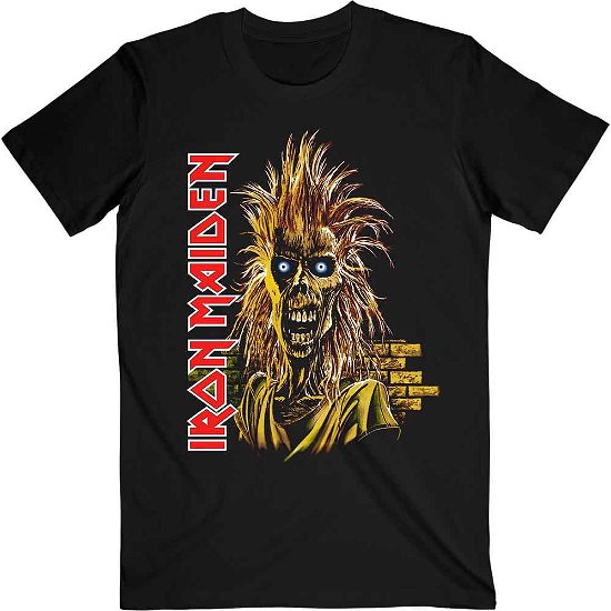 Iron Maiden Unisex T-Shirt: First Album 2 - Iron Maiden - Koopwaar -  - 5056368673429 - 