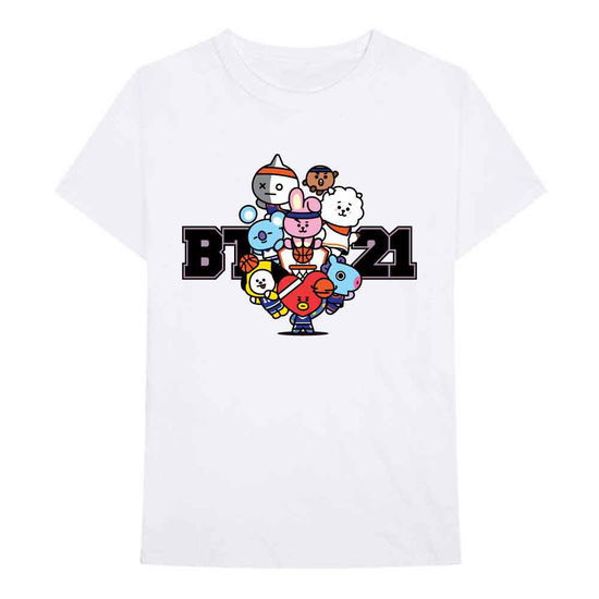 BT21 Unisex T-Shirt: Dream Team - Bt21 - Merchandise -  - 5056561003429 - 