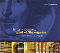 Cover for Stephan Stiens · Spirit of Shakespeare Royal Winter Music I &amp; II DOWLAND John, Dances and Fantasie col legno Klassisk (CD) (2001)
