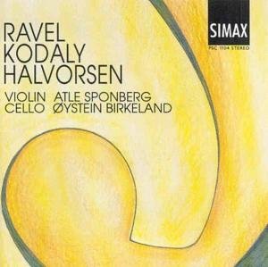 Cover for Ravel / Kodaly / Halvorsen / Birkeland / Sponberg · Sonata for Violin &amp; Cello / Duo / Passacaglia (CD) (1996)