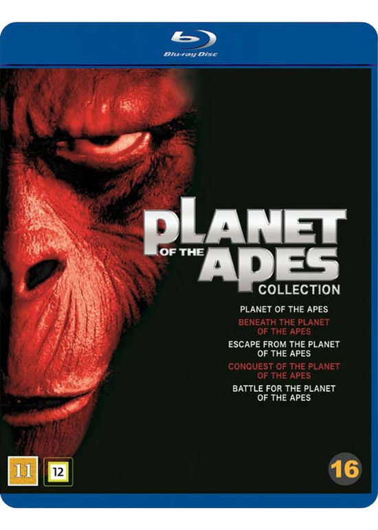 Cover for Planet of the Apes Collection (1968-1973) (Blu-Ray) (2017)