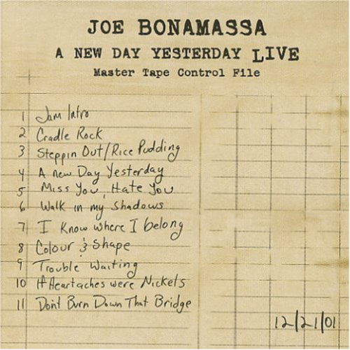 A New Day Yesterday - Joe Bonamassa - Musiikki - PROVOGUE - 8712725715429 - torstai 24. helmikuuta 2005