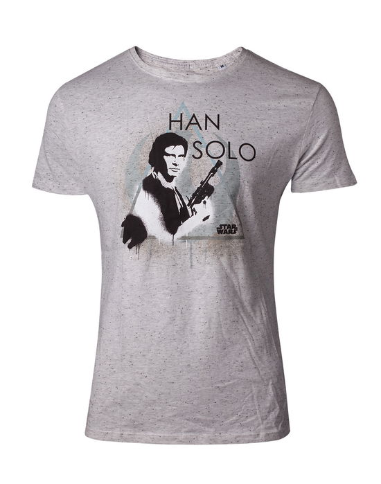 Star Wars: Han Solo Grey (T-Shirt Unisex Tg. S) - Star Wars - Inne -  - 8718526240429 - 