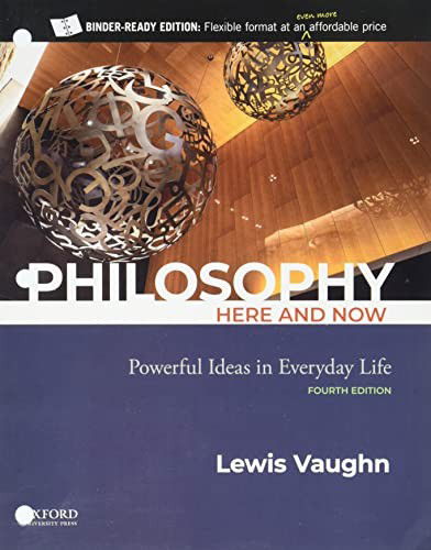 Cover for Lewis Vaughn · Philosophy Here and Now (Loose-leaf) (2021)