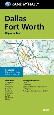 Rand McNally Folded Map: Dallas Fort Worth Regional Map - Rand McNally - Books - Rand McNally - 9780528024429 - September 22, 2021