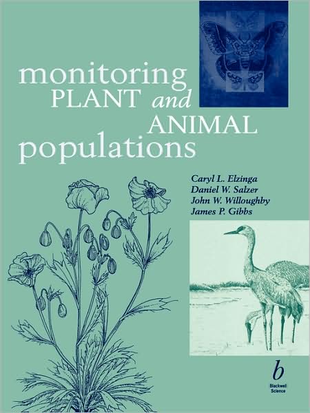 Cover for Caryl L. Elzinga · Monitoring Plant and Animal Populations: A Handbook for Field Biologists (Spiral Book) (2001)