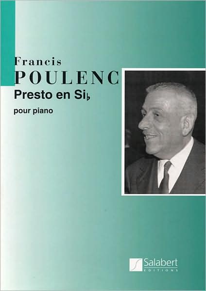 Cover for Francis Poulenc · Presto in B Flat: Piano Solo (Paperback Book) (2005)