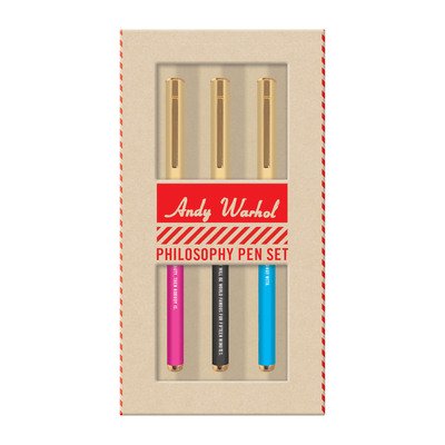 Andy Warhol Philosophy Pen Set - Sarah McMenemy - Merchandise - Galison - 9780735356429 - 14. september 2018