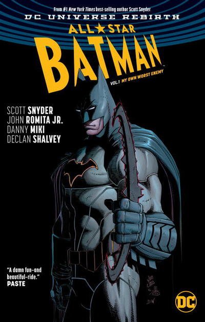 Cover for Scott Snyder · All-Star Batman Vol. 1: My Own Worst Enemy (Rebirth) (Paperback Book) (2017)
