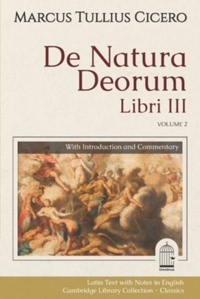 Cover for Marcus Tullius Cicero · De natura deorum libri III (Taschenbuch) (2019)