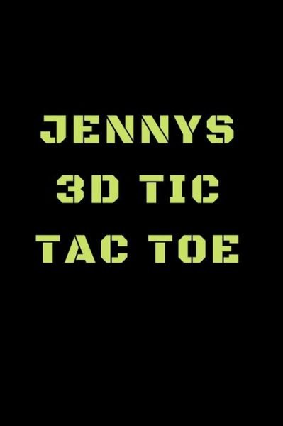Cover for Awesome Games · Jennys 3D Tic Tac Toe (Pocketbok) (2019)