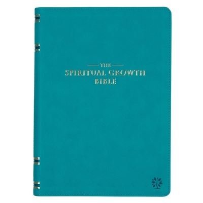 Cover for Christian Art Gifts Inc · The Spiritual Growth Bible Teal Faux Leather (Leather Book) (2022)
