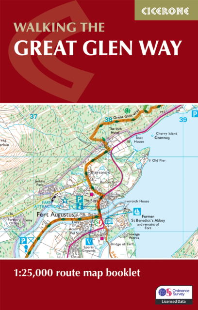 Cover for Paddy Dillon · Walking the Great Glen Way Map Booklet: 1:25,000 OS Route Mapping (Paperback Book) [2 Revised edition] (2025)