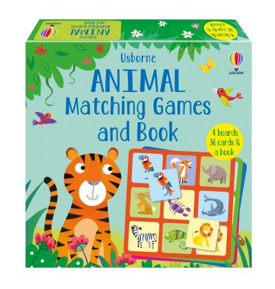 Animal Matching Games and Book - Matching Games - Kate Nolan - Board game - Usborne Publishing Ltd - 9781836041429 - November 7, 2024