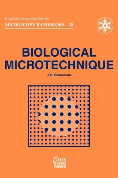 Cover for Jeremy Sanderson · Biological Microtechnique (Paperback Book) (1994)