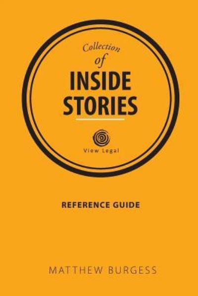 Collection of Inside Stories - Matthew Burgess - Books - D&M Fancy Pastry - 9781925406429 - December 3, 2016