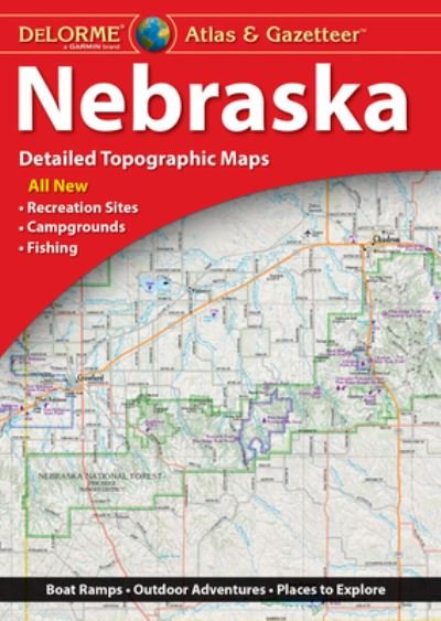 Cover for Rand McNally · Delorme Atlas &amp; Gazetteer: Nebraska (Taschenbuch) (2022)