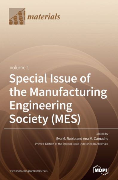 Cover for Eva M Rubio · Special Issue of the Manufacturing Engineering Society (MES) (Inbunden Bok) (2020)